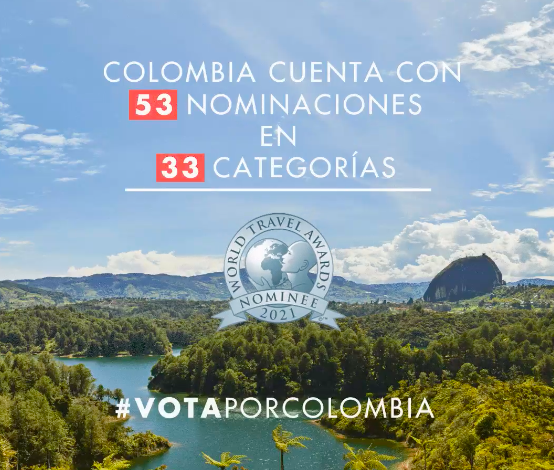 Colombia nominaciones turismo
