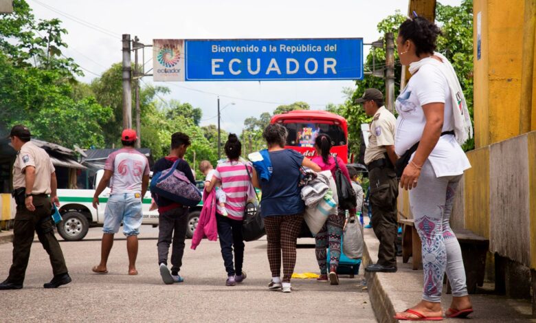 migrantes en Ecuador