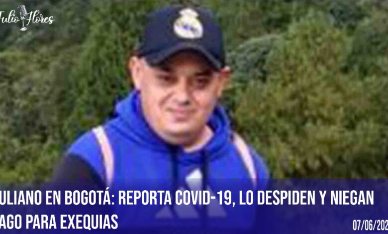 Murió periodista migrante despedido por tener Covid-19